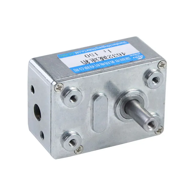 Reductor de Motor de CC pequeño de Metal 4632, reductor de engranaje helicoidal, relación de caja de cambios de Motor eléctrico de CC 40/65/150/200/250/324/600/1000