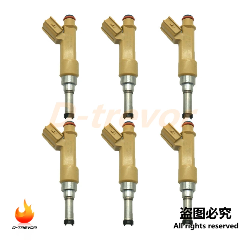 6pcs 23250-0T010 OEM Fuel Injector Nozzle for 2009-2016 Toyota Corolla Matrix 1.8L 23250-0T020 23209-09140 23209-39145