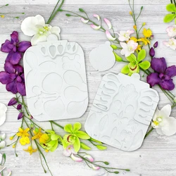 3PC Ultimate Orchids Silicone Mould  Fondant Cake Decorating Mold Sugarcraft Chocolate Baking Tool Kitchenware For Cake Gumpaste