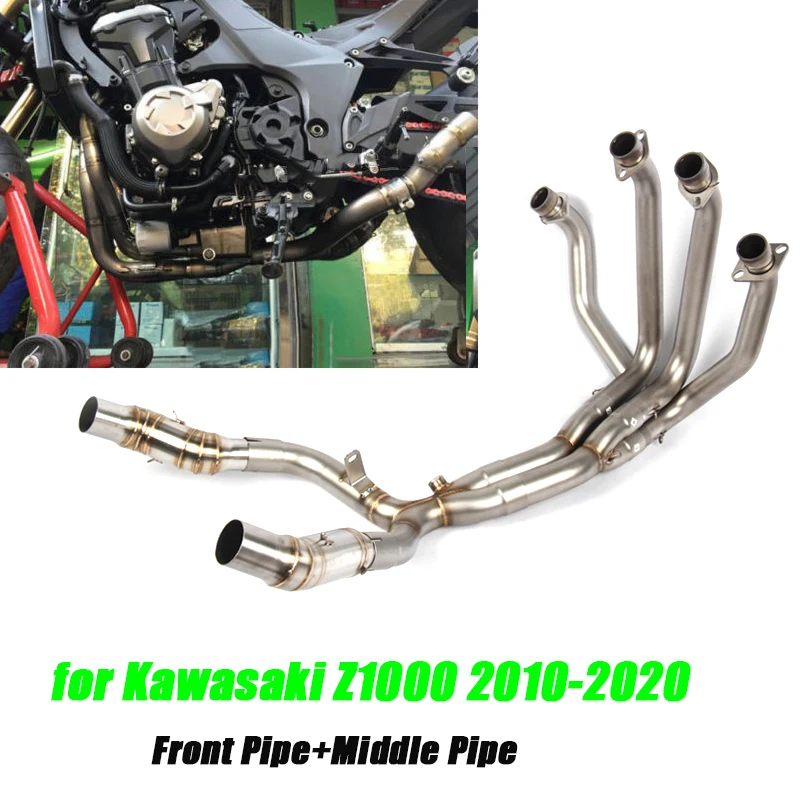 

Front Middle Link Pipe Lossless installation Set for Kawasaki z1000 2010 2011 2012 2013 2014 2015 2016 2017 2018 2019 2020 2021