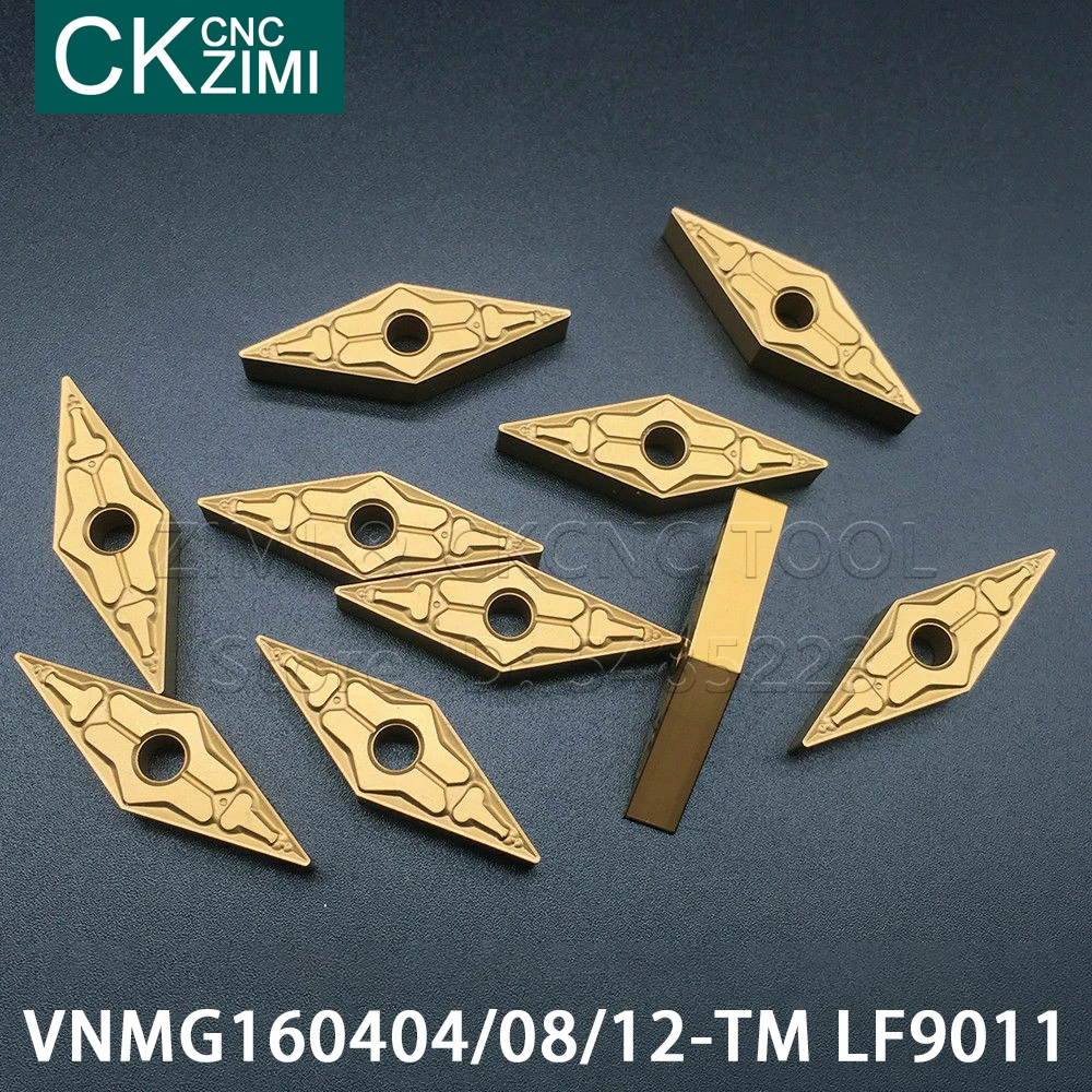 VNMG160404-TM LF9011 VNMG160408-TM LF9011 VNMG160412-TM LF9011 كربيد إدراج فهرسة تحول إدراج أداة أداة التصنيع باستخدام الحاسب الآلي للصلب