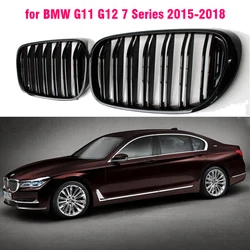 M style Front Grill For BMW 7 Series G11 G12 2015 2016 2017 2018 730li 740li 750li 730d Gloss Black Grills