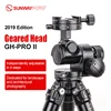 SUNWAYFOTO-trípode GH-PRO II de 3 vías, cabezal con engranaje para cámara Dslr con placa Arca Swiss 1
