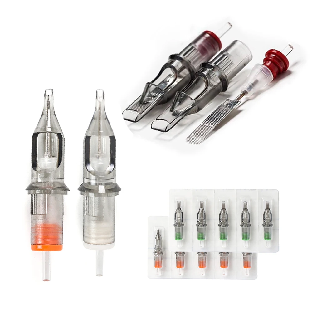 

5PCS EZ Revolution Tattoo Cartridge Needles RL RS MC M1 for Cartridge Tattoo Machine and Grip Tattoo Rotary Pen Supply