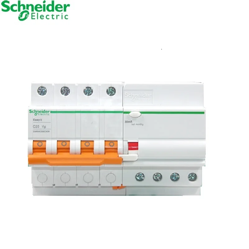 Schneider electric Residual current protection circuit breaker EA9R  4P 6A 10A 16A 20A 25A 32A 40A 50A 63A type C  EA9RN*C*30CA