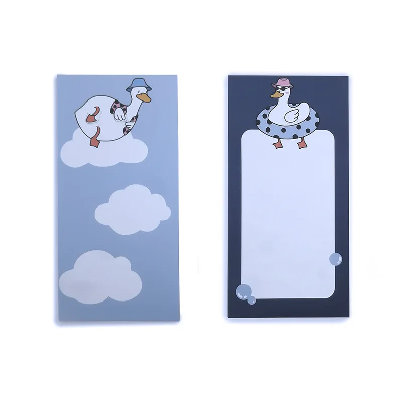 30 Sheets Cartoon Mr.duck Memo Pad Creative Notebook Student Diary Message Paper Notes Simple Style Notepad Kawaii Stationery