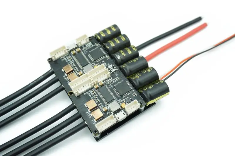 

Double-drive FSESC4.20 100A Add Aluminum Fin Double-drive VESC Benjamin Modulation ESC