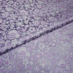 Tessuto damasco broccato jacquard viola chiaro per Cheongsam cappotto tenda tovaglia cuscino divano tappezzeria patchwork panno fai da te