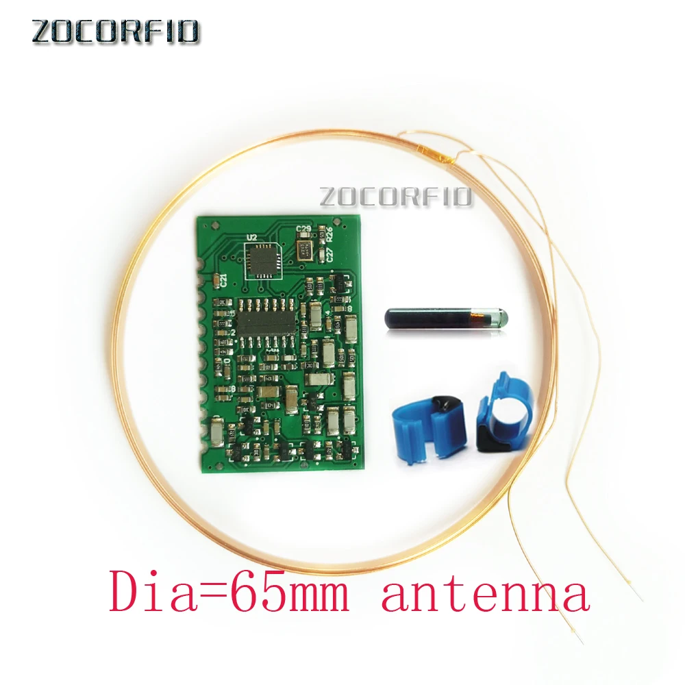 

Новейший модуль считывания тегов животных 134.2K TTL Выход AGV RFID FDX-B FDXB ISO11784 Большое расстояние