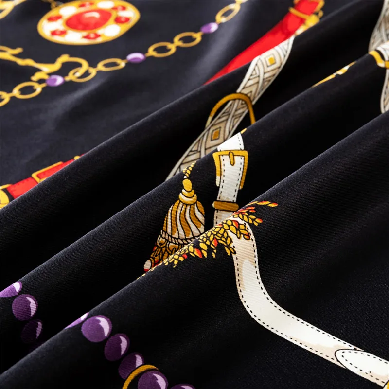 POBING Manual Hand Rolled Twill Silk Scarf Women Belt Chain Square Scarves Echarpes Foulards Femme Wrap Bandana Lady Hijab 90CM