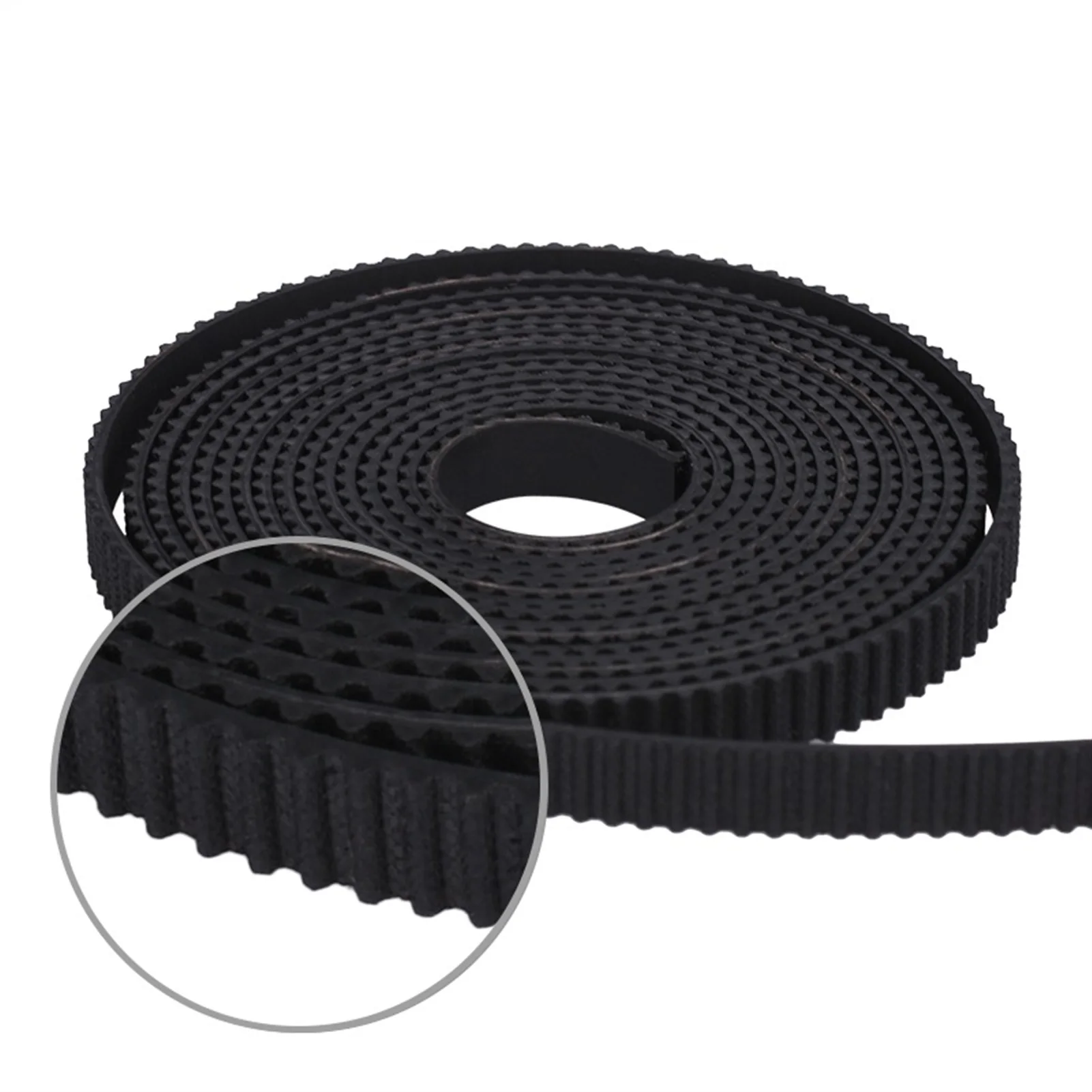 

2/5meter, 2M GT2 6mm Synchronous Open Rubber Timing Belt, Width 6mm, For 3D Printer Parts Extruder Pulley Gear