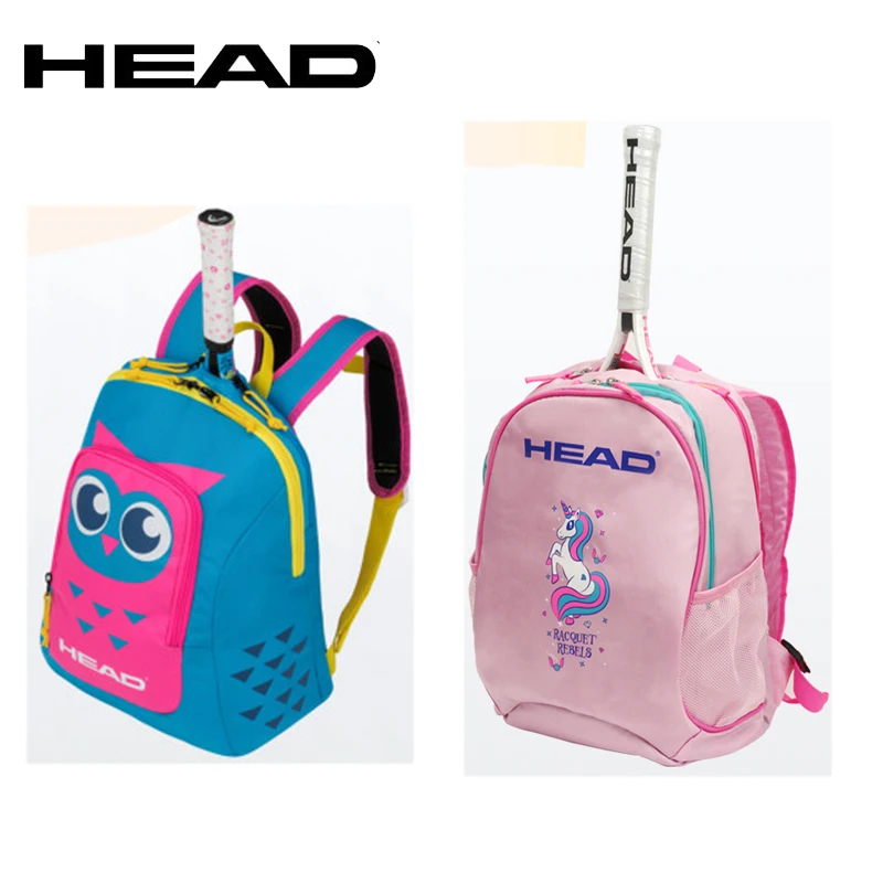 Children Kids Original HEAD Tennis Squash Racket Backpack 19-25in Tenis Raquete De Padel Package Bag 1-2 Child Tennis Racket Bag