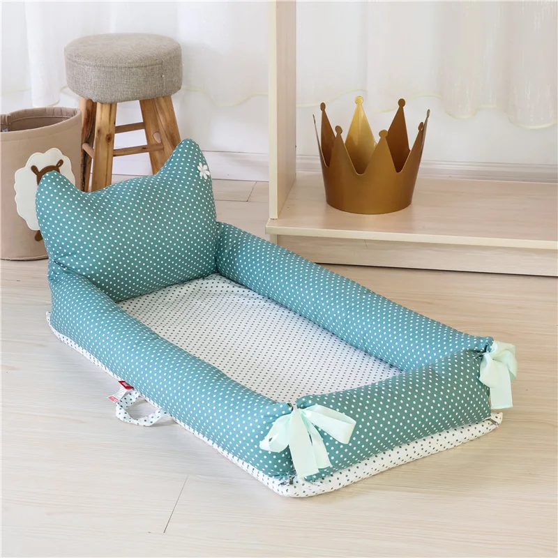 Baby Crib Portable Anti-pressure Infant Travel Nest Bed Foldable Bionic Bed for Newborns Baby Bed Bassinet Bumper Baby Playpen