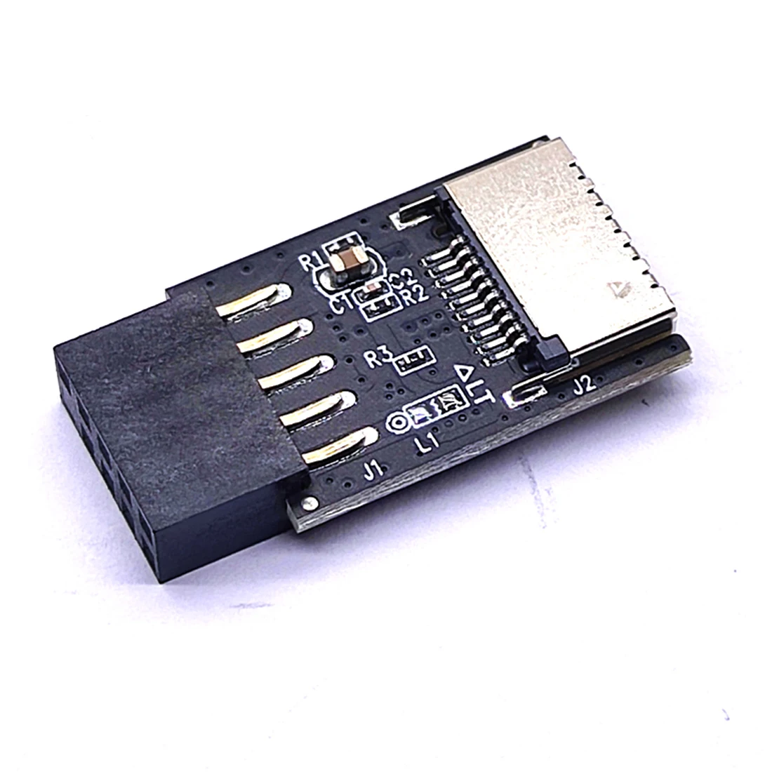 Usb2.0マザーボード用変換器,9pinからTYPE-C A-KEY TYPE-E usb3.2