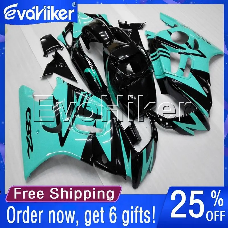 Custom motorcycle fairing for CBR600F3 1997 1998 light blue CBR600 F3 97 98 motorcycle plastic cover+gifts