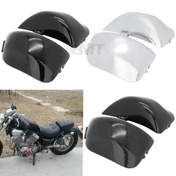 Motorcycle ABS Plastic Side Fairing Battery Cover For Yamaha Virago 400 535 XV400 XV535 1987-2023