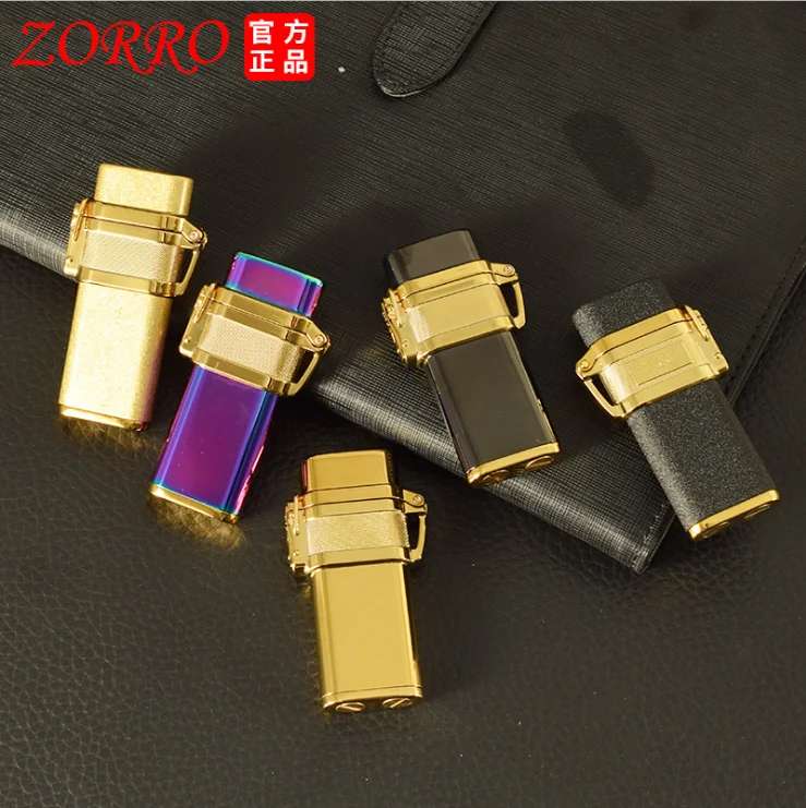 2021 Zorro Brass Kerosene Windproof Lighter Creative Depth Waterproof Classic Submarine Grinding Wheel Lighter