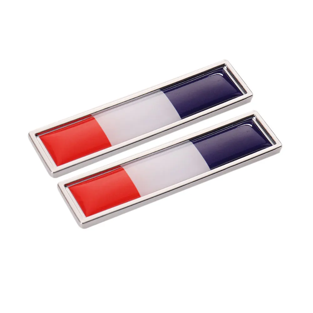 1 Pair Country National Flag France Hot Metal Stickers Car Styling Motorcycle Accessories Badge Label Emblem Car Stickers