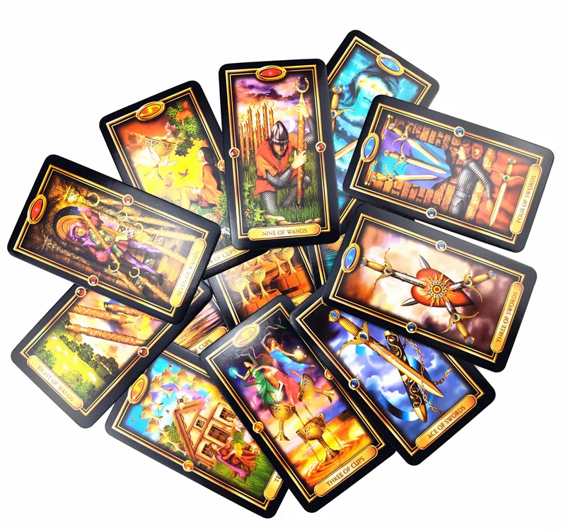 New English Easy Tarot Cards Deck Guidance of fate Family party Board Game