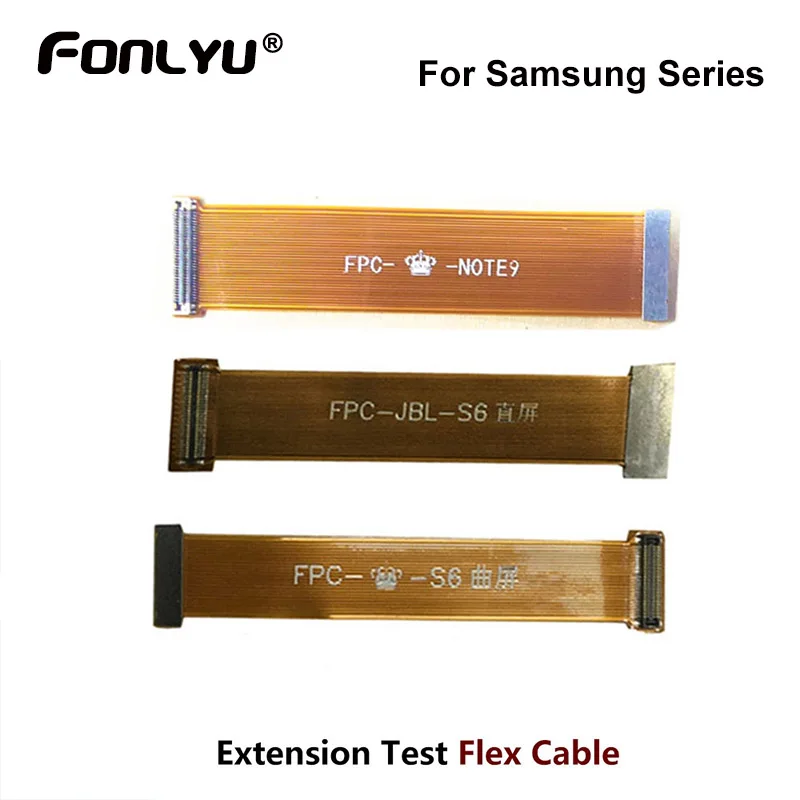 LCD Display Touch Screen Extension Flex Cable For Samsung Galaxy S20 S20U S10 S9 S8 Plus Note 8 9 LCD Tester Extend Test