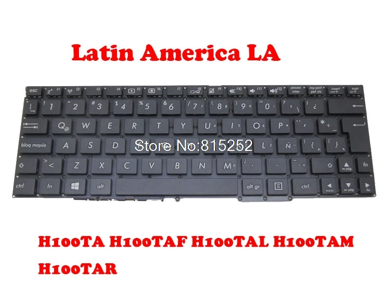 Laptop Keyboard For ASUS H100TA H100TAF H100TAL H100TAM H100TAR Belgium BE/Brazilian BR/United Kingdom UK/United States US/LA