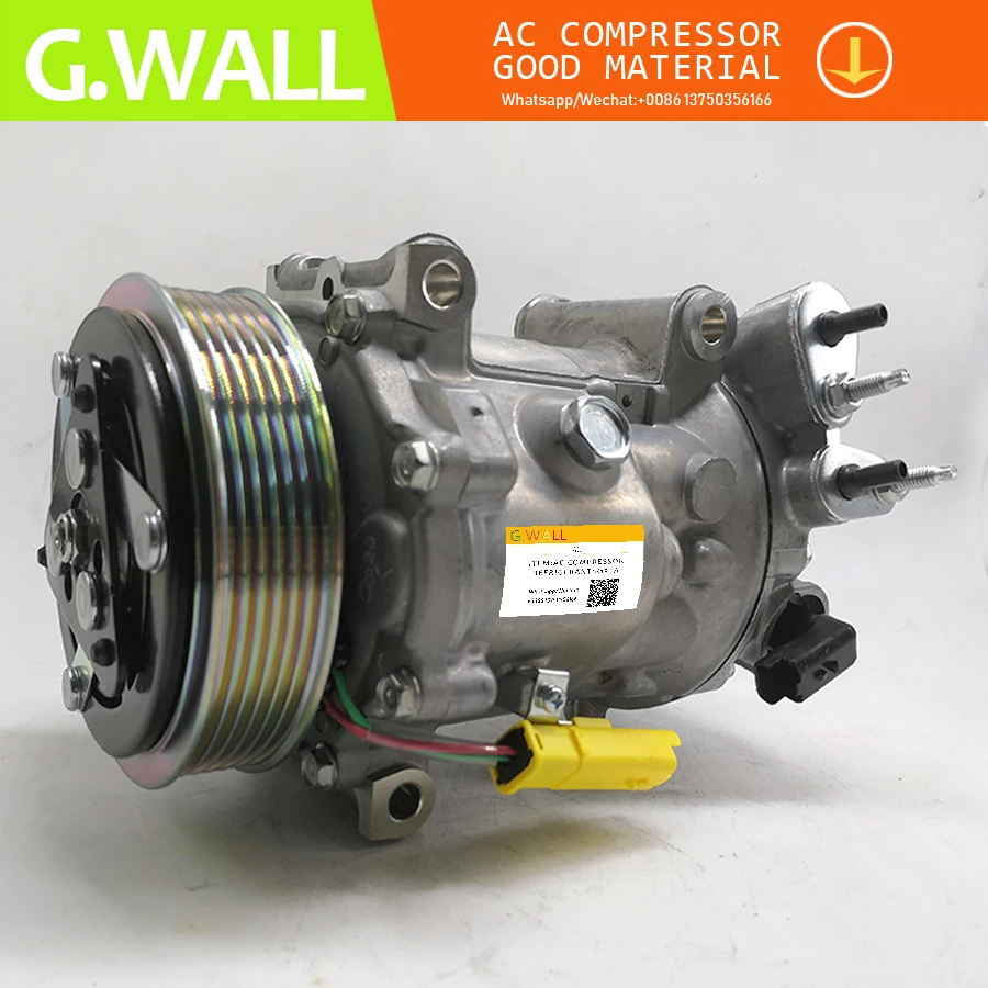 

For Auto AC Compressor Peugeot 407 508 607 For Citroen C5 C6 6453PP 6453RE 6453RF 6453WW 9800840380 9671340580