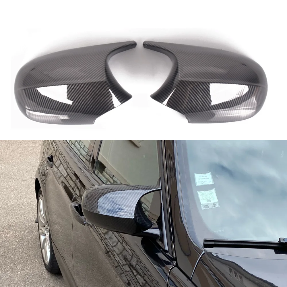 1pair For BMW E87 E81 E82 E90 E91 E92 E93 120i 128i 118d 120d 130i Rear View Side Case Trim M Style Car Rearview Mirror Caps