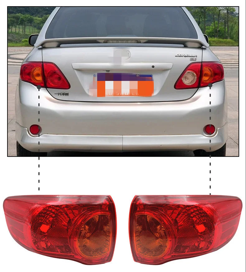 

Led Tail Lamp for Toyota corolla 2007-2018 Rear Bumper Light Brake Driving Turn Signal