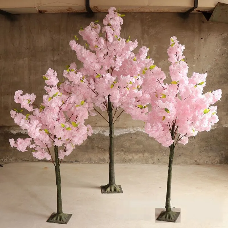 Artificial Flowers Cherry Tree Simulation Plant Home Decor Living Room Hotel Wedding Decoration Sakura