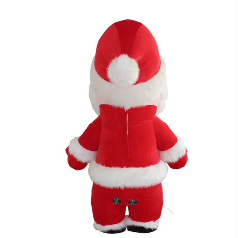 2M-3M Di Natale Babbo natale vestito di Vestito Costumi Adulti del Partito di Cosplay Della Mascotte di Gonfiabile Gioco Dress Abbigliamento Adatto 1.7m-1.9m ANNUNCIO di Natale