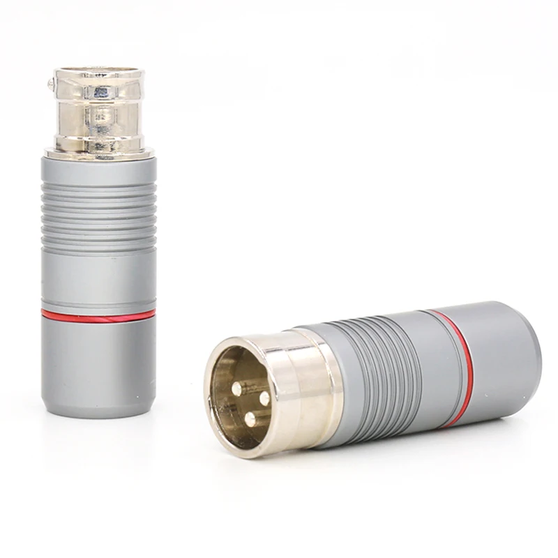 Hochwertiger versilberter Tellur-Kupfer-XLR-Stecker, Audio-XLR-Balance-Stecker für HiFi-Anwendungen – Detail 9