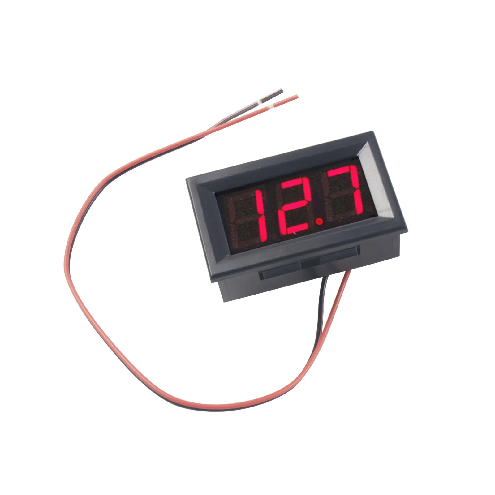 0.56 "Đèn LED Hiển Thị Kỹ Thuật Số 3 Chữ Số DC 4.5V-30V Vôn Kế Bút Thử 3 Dây Có Vỏ Điện Áp bề Mặt Đĩa Bút Thử Điện Áp