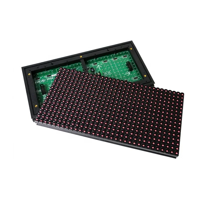 P10 Single Red White Yellow Blue Green Outdoor Led Remote Control Led Display Signs Modules