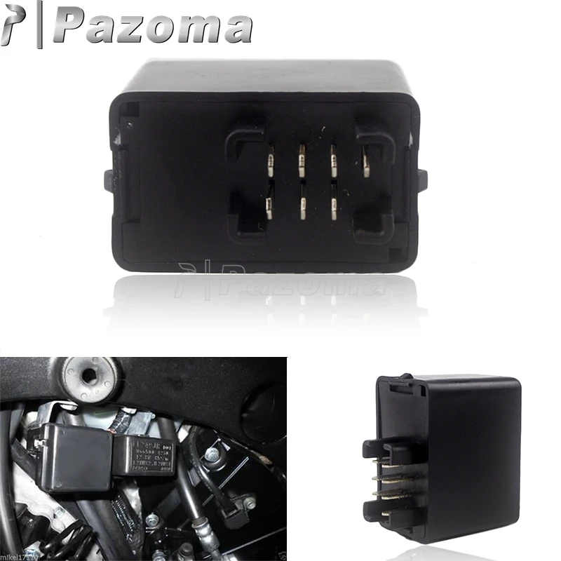 12-15V 7 Pin Motorcycle LED Turn Signal Light Flasher Relay for Suzuki DR-Z 400S/SM 2000-2010 GSXR 600 750 SV 650 1000 GSX 650F