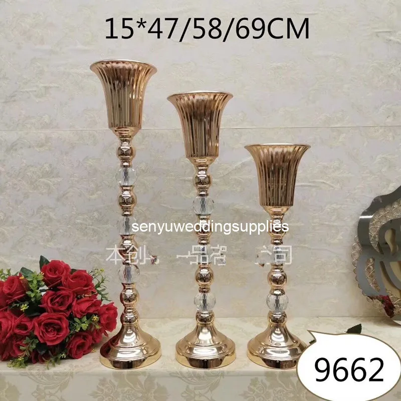 

New style wedding flower stands crystal flower holders wedding centerpieces senyu2427