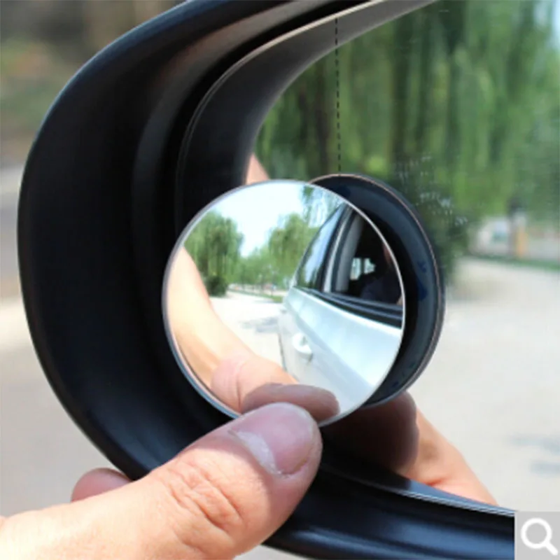 1 Pair Car Round Convex Blind Spot Mirror For SsangYong Actyon Turismo Rexton Rodius Korando Kyron Musso Sport