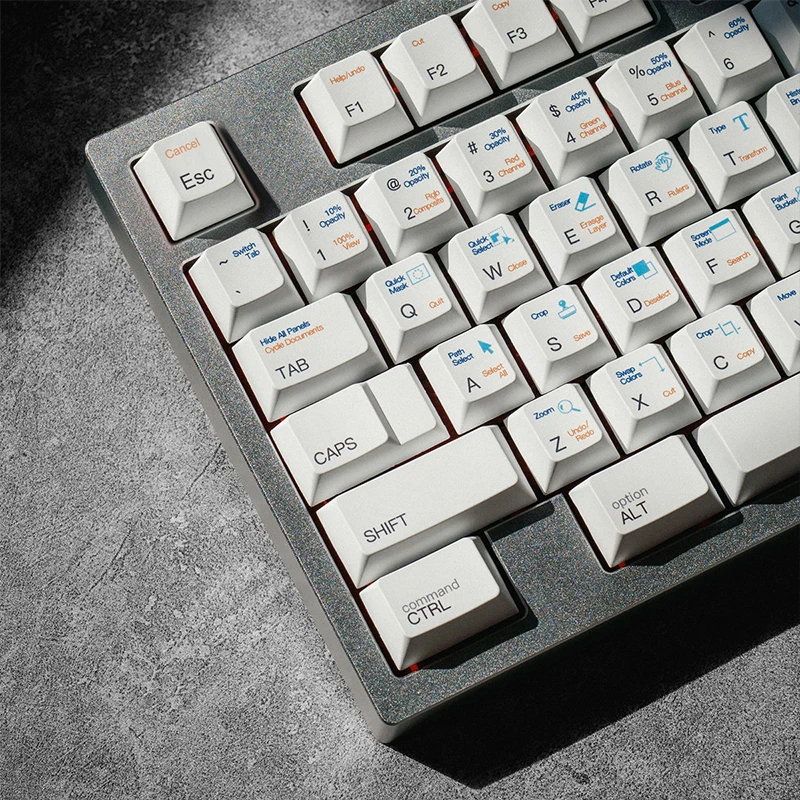 

Minimalis PBT Keycap Cherry Colorful Shot Dye Sublimation for MX Switcher GH60 GK61 87 104 108 3000 Mechanical Keyboard Key Caps