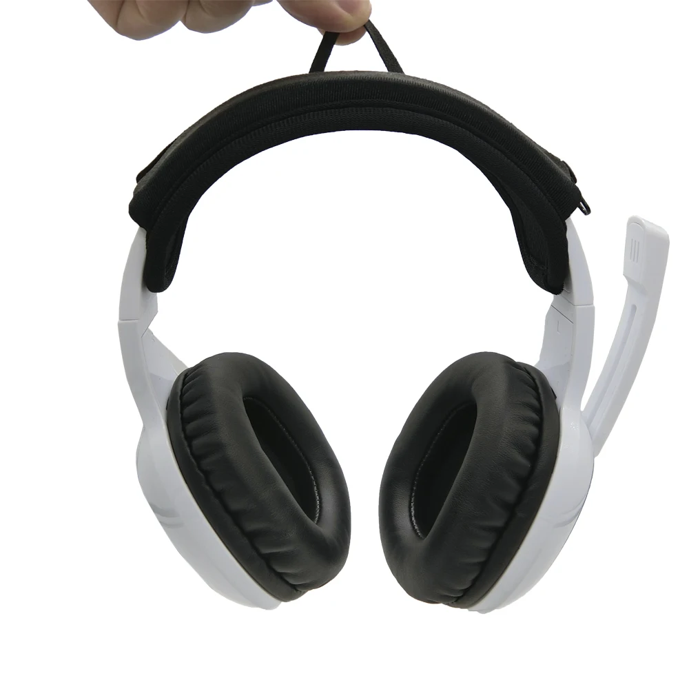 Whiyo 1 stücke von Universal Kopfhörer Stoßstange Abdeckung Stirnband Zipper Kissen Vollsperrung Ersatz Sleeve Schutz Pad Kopf strahl