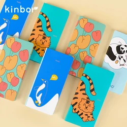 Kinbor Weekly Plan Week Grid Book Portable Pocket Book Small Notebook Cartoon Creative Hand Book Student Korean Stationery