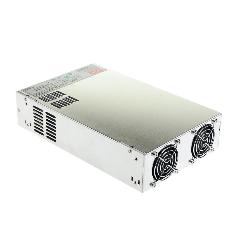 (MEANWELL)CSP-3000-120/250/400V 3000 W high voltage output high power supply with PFC EN62368-1 FOR UV curing equipmentFish lamp