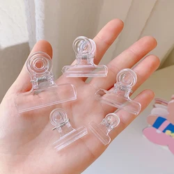 5PCS Transparent Clip Portable Storage Food Snack Sealing Sealing Pocket Clip 4 sizes of sealing tongs Kitchen accessories