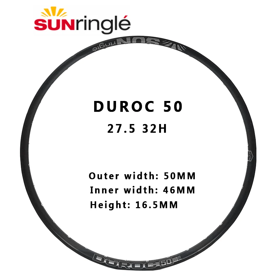 Sunringle sun durac 30 35 40 50 sd37 42 27.5/29 Inch weld edge without mountain chamber 32h 28h rims width aluminum BIKE rims