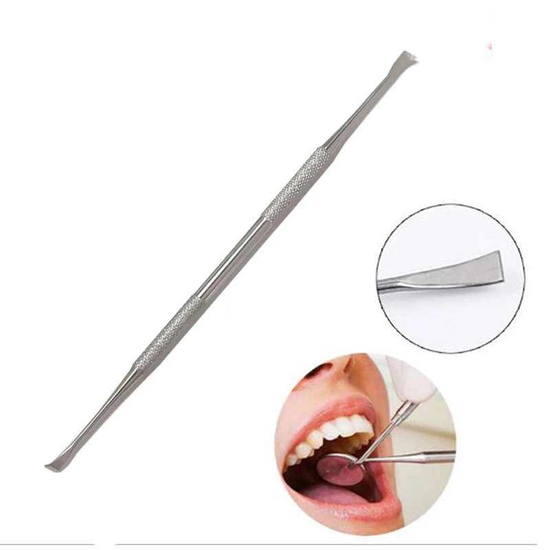 Stainless Steel Tongue Scraper Cleaner Fresh Breath Cleaning Coated Tongue Toothbrush Dental Oral Hygiene Care Tools