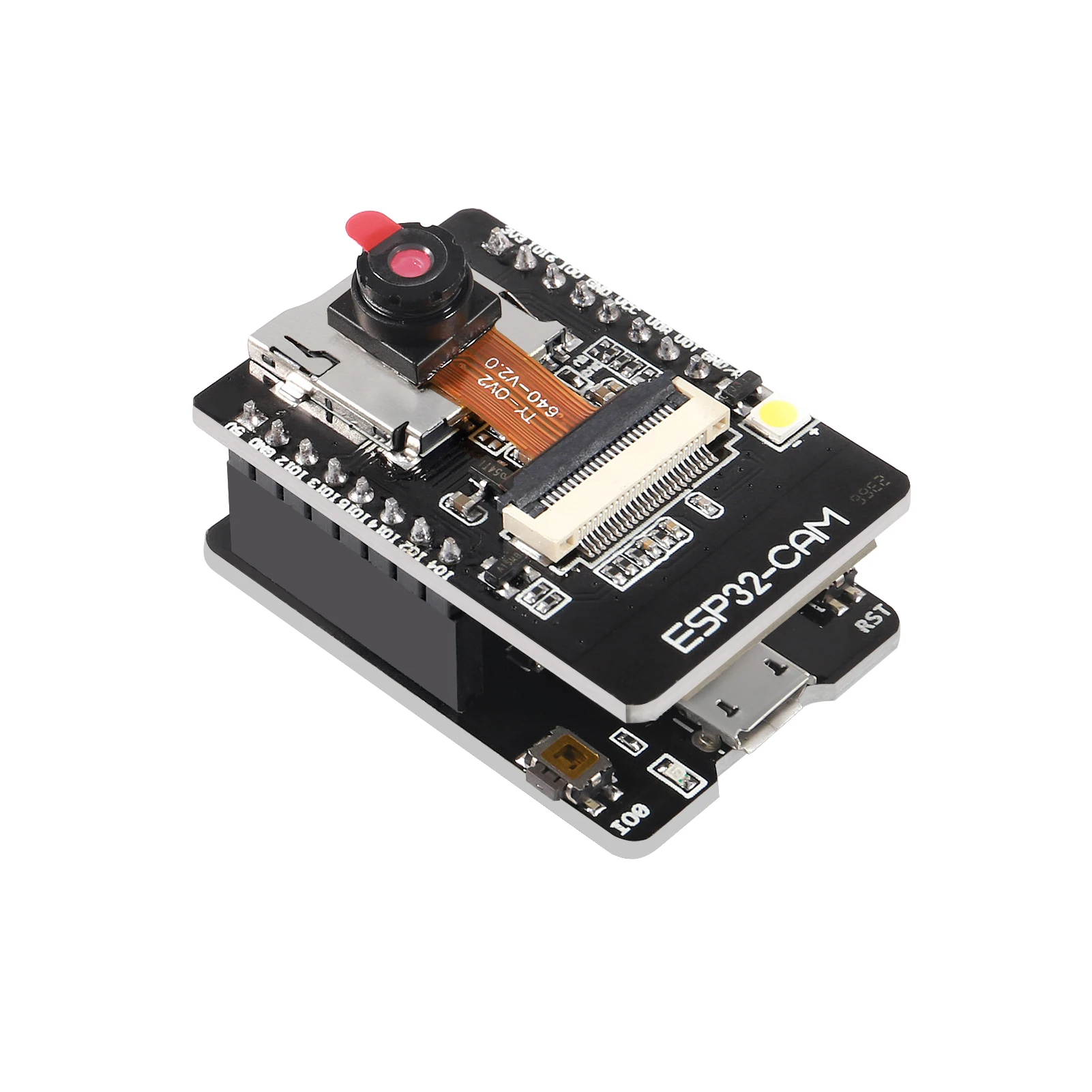 New OV2640 Camera+ESP32-CAM-MB WIFI ESP32 CAM 5V Bluetooth Development Board MICRO USB to Serial Port CH340G Nodemcu for Arduino