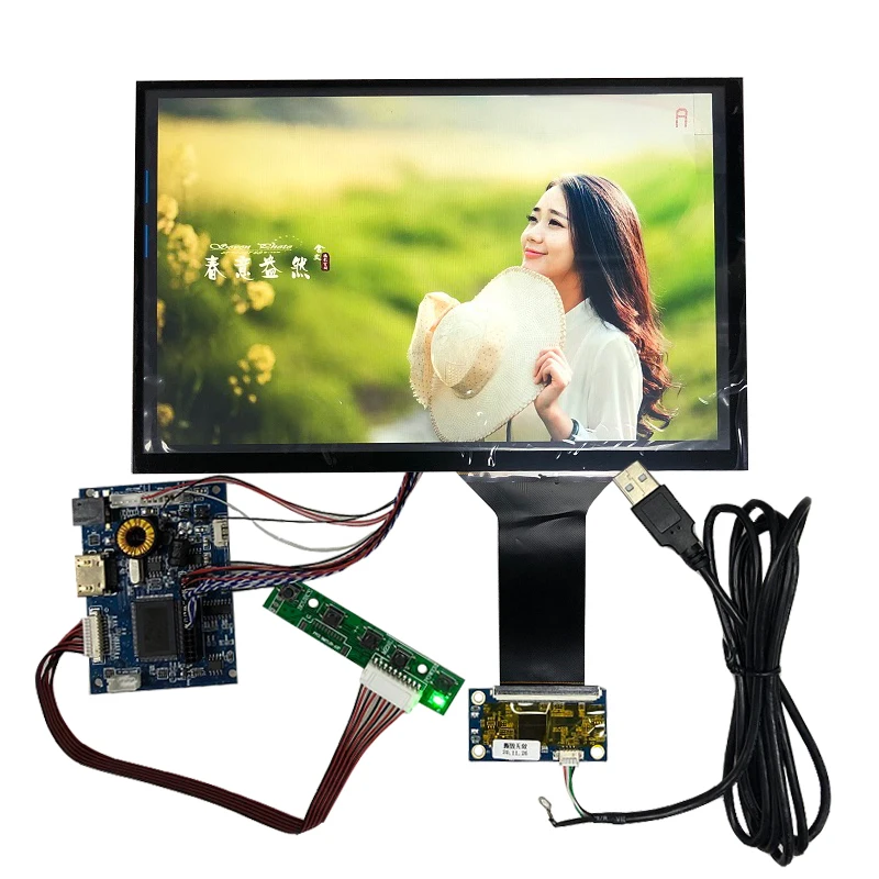 

10.1 inch display capacitive touch module kit1280x800 IPS HDMI LCD Module Car Raspberry Pi 3 10 point capacitive touch Monitor