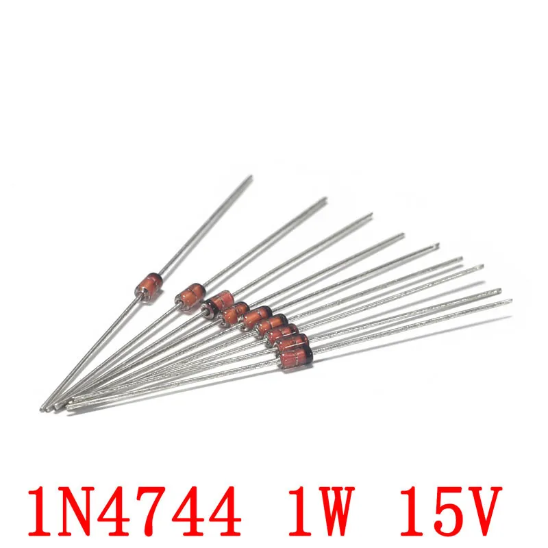 100PCS 1W 15V 1N4744A 1N4744 DO-41 Zener diode