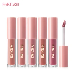 PINKFLASH Lipgloss Matte Lipstick Soft Moisturizing Red Nude Pink Melting Lip Cream Waterproof Makeup Not Fade Lip Gloss Liptint