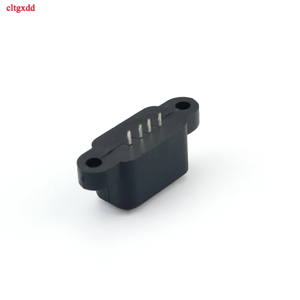 Cltgxdd 1Pcs 4Pin Waterproof USB 2.0 Charging Data Tail Built-in Interface Port Connector Plug Jack