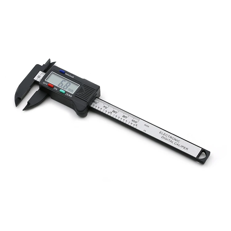 

0-100mm Mini Plastic Digital Caliper, Electronic Measuring Tool for Jade and Jewelry Display