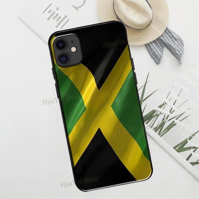 Jamaica Flag Case For iPhone 11 14 13 Pro Max SE 2020 6S 8 7 Plus X XR XS Max 12 Pro Max mini Phone Cover